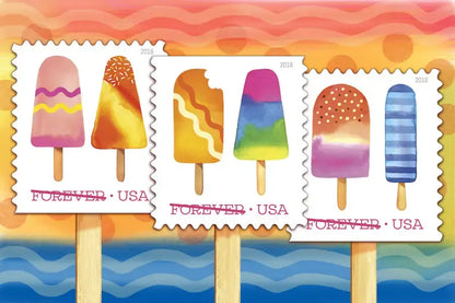 USPS 2018 Ice Cream Self Forever Stamp