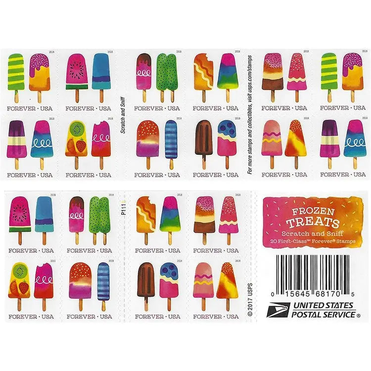 USPS 2018 Ice Cream Self Forever Stamp