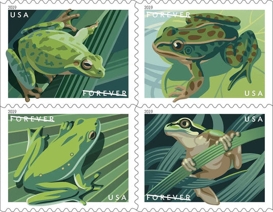 USPS 2019 Frogs Forever Stamp
