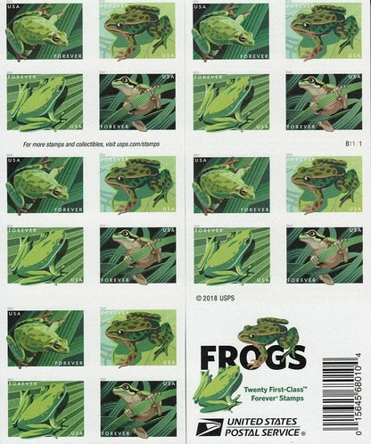 USPS 2019 Frogs Forever Stamp