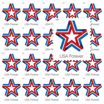 USPS 2019 Star Ribbon Forever Stamp