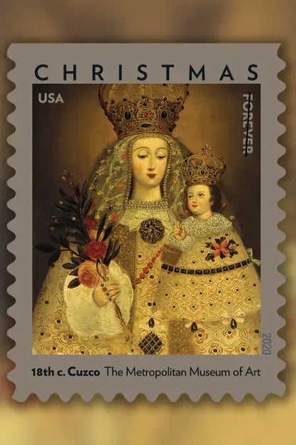 2020  usa  our  lady  of  guapulo  forever  stamps