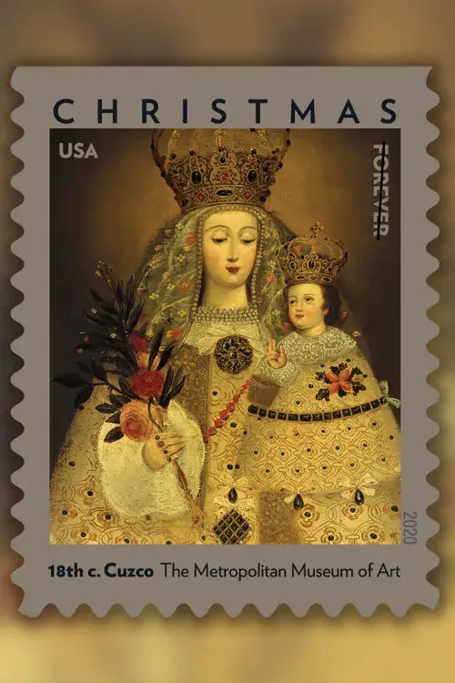 2020  usa  our  lady  of  guapulo  forever  stamps