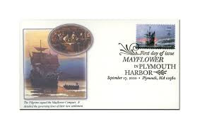 2020 USPS Mayflower in Plymouth Harbor First Class Forever Stamp