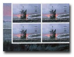 2020 USPS Mayflower in Plymouth Harbor First Class Forever Stamp
