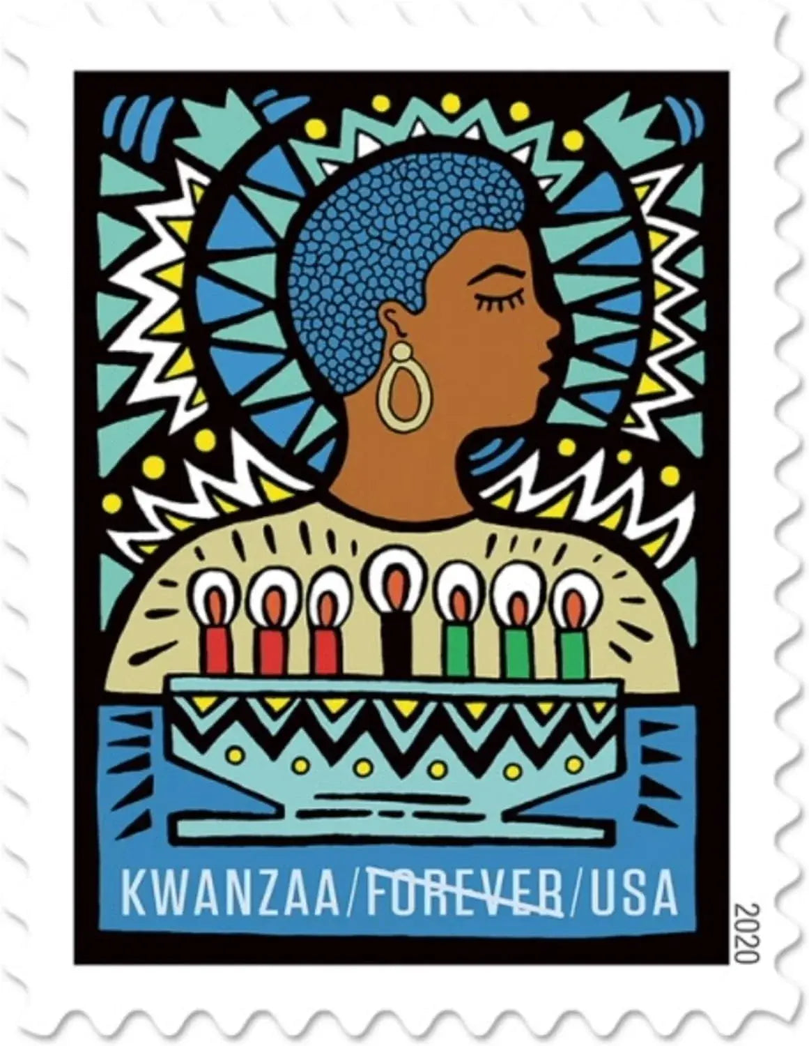 2020  usps  kwanzaa  stamp