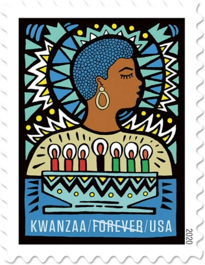 2020  usps  kwanzaa  stamp