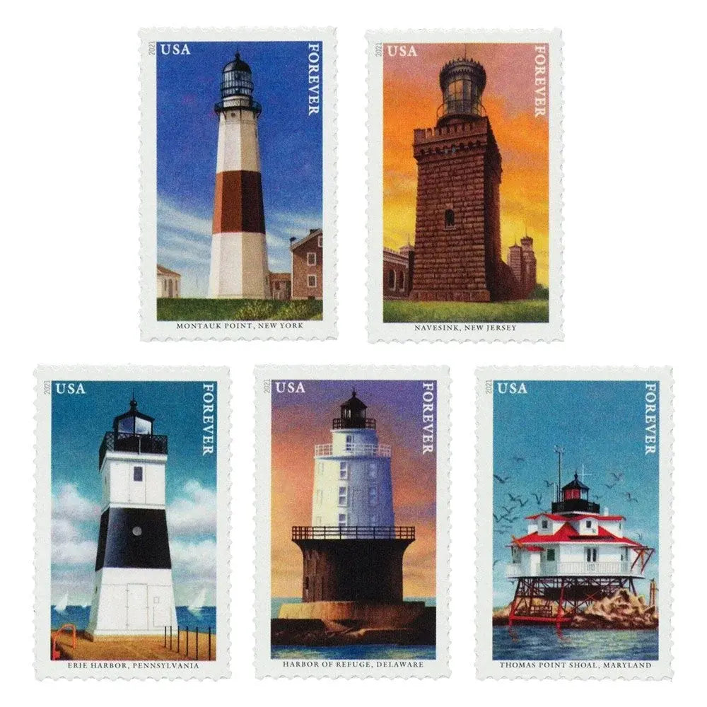 USPS 2021 Mid Atlantic Lighthouses Forever Stamp