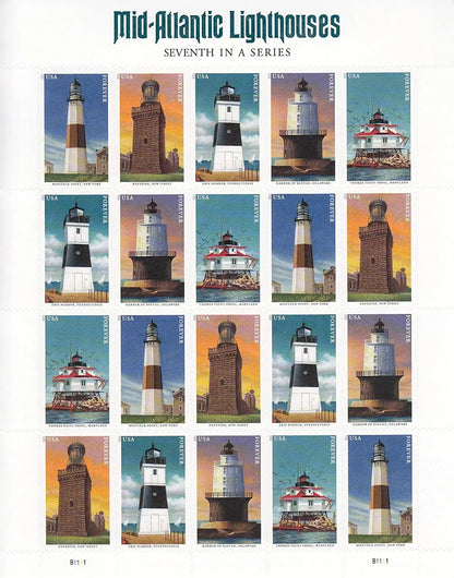 USPS 2021 Mid Atlantic Lighthouses Forever Stamp