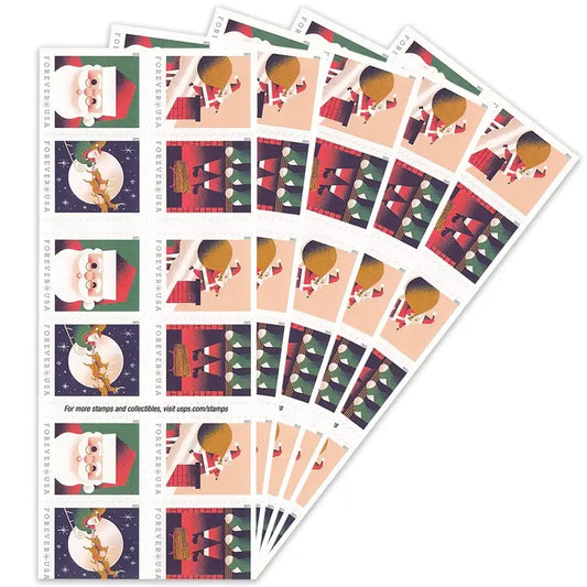 USPS 2021 A Visit from St Nick Forever Stamp Wholesale Sales