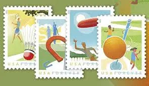 USPS 2021 Backyard Games Forever Stamp