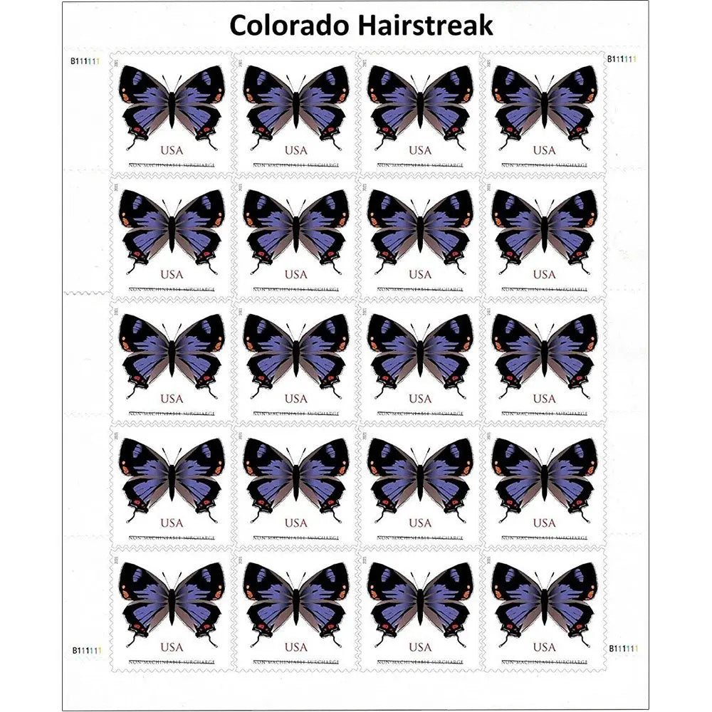 USPS 2021 Colorado Hairstreak Forever Stamp