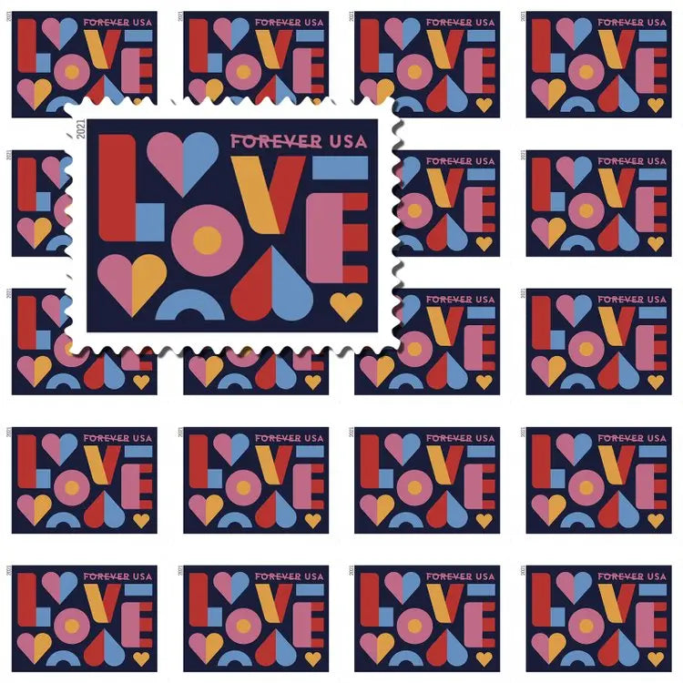 USPS 2021 Love Forever Stamp