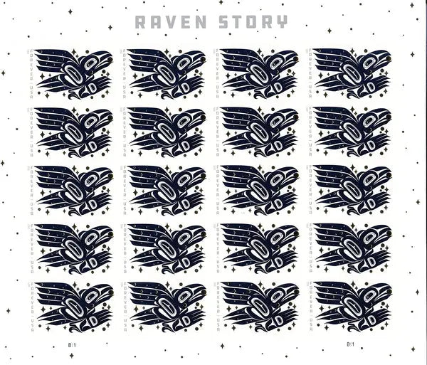 2021 USPS Raven Story Forever Stamps