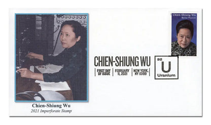 2021 USPS Imperforate Chien Shiung Wu First Class Forever Stamp