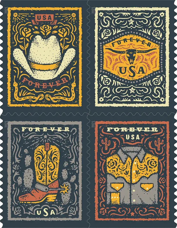 USPS 2021 Western Wear Forever Stamp