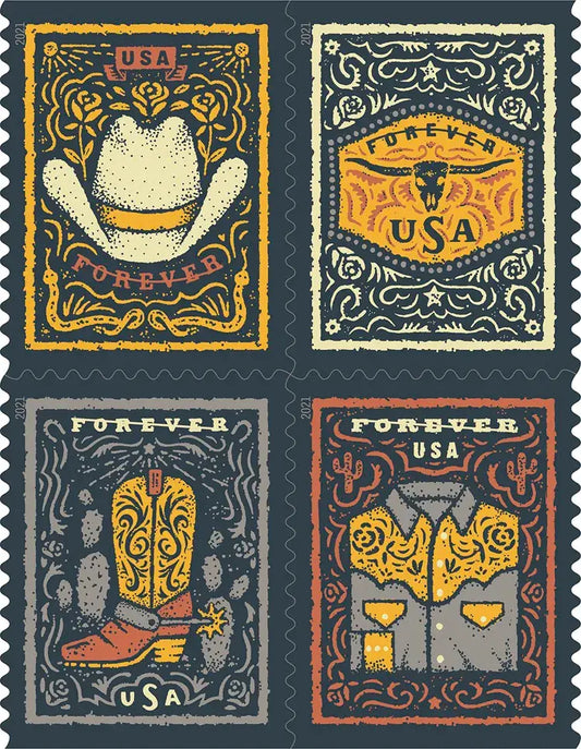 USPS 2021 Western Wear Forever Stamp