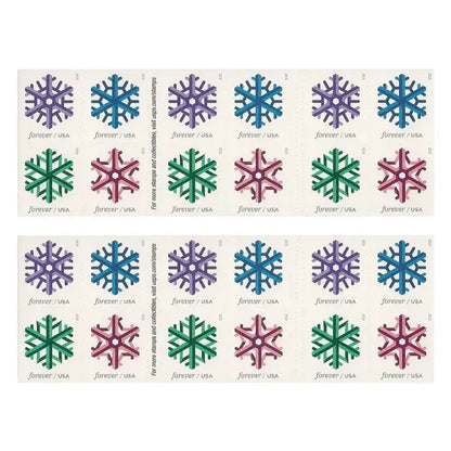 USPS 2015 Geometric Snowflakes Forever Stamp