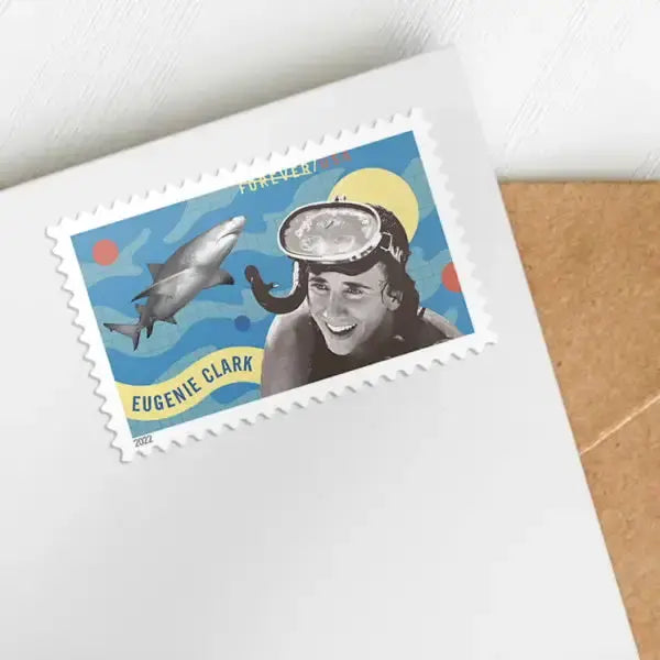 2022  usps  eugenie  clark  postage  stamp