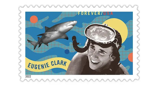 2022  usps  eugenie  clark  postage  stamp