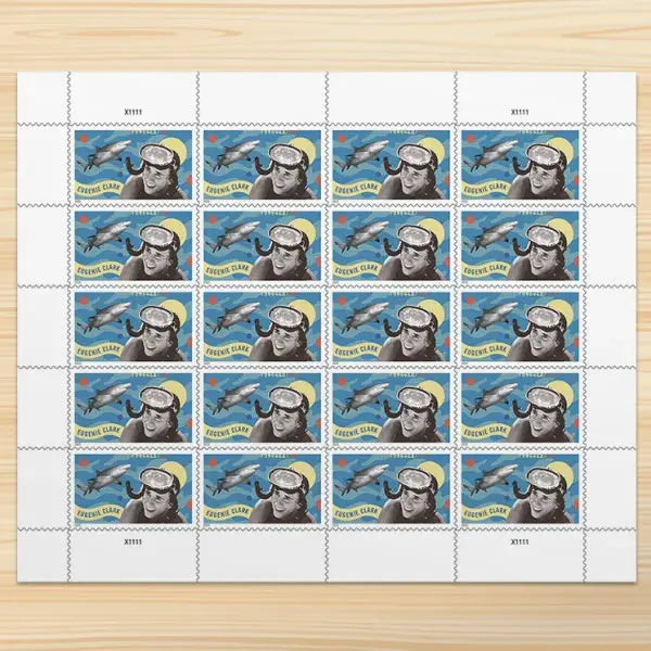 2022  usps  eugenie  clark  postage  stamp