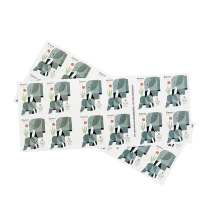 USPS 2022 Elephants First Class Forever Stamps