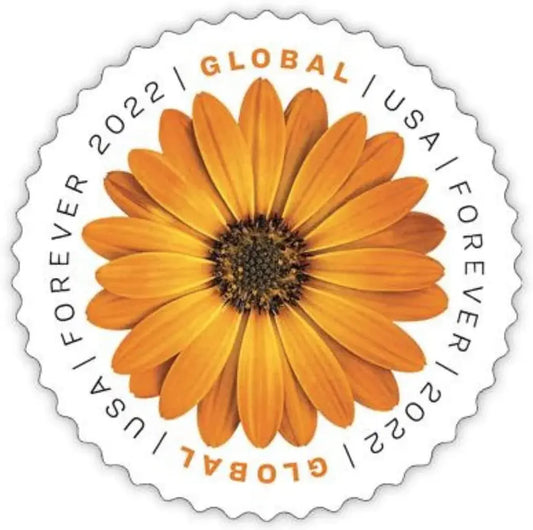 USPS 2022 Global Forever African Daisy Stamp