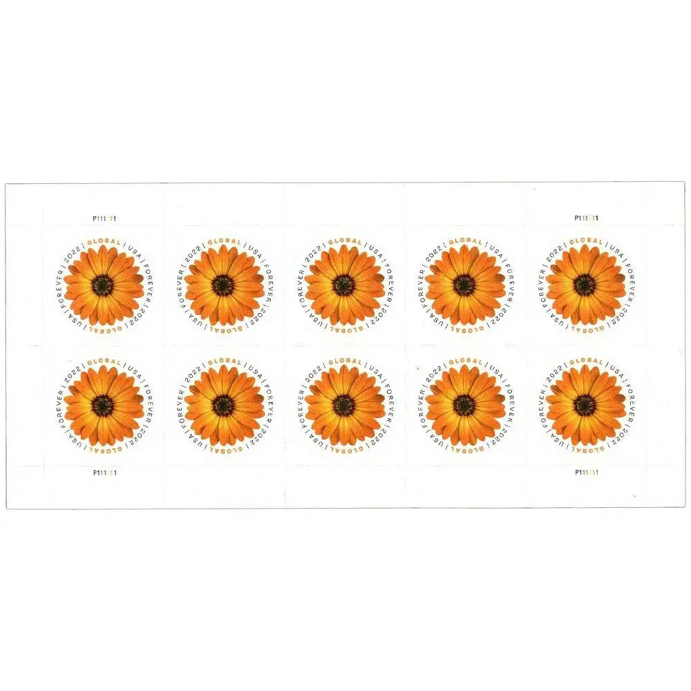 USPS 2022 Global Forever African Daisy Stamp