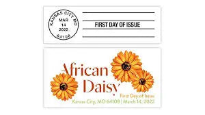 USPS 2022 Global Forever African Daisy Stamp