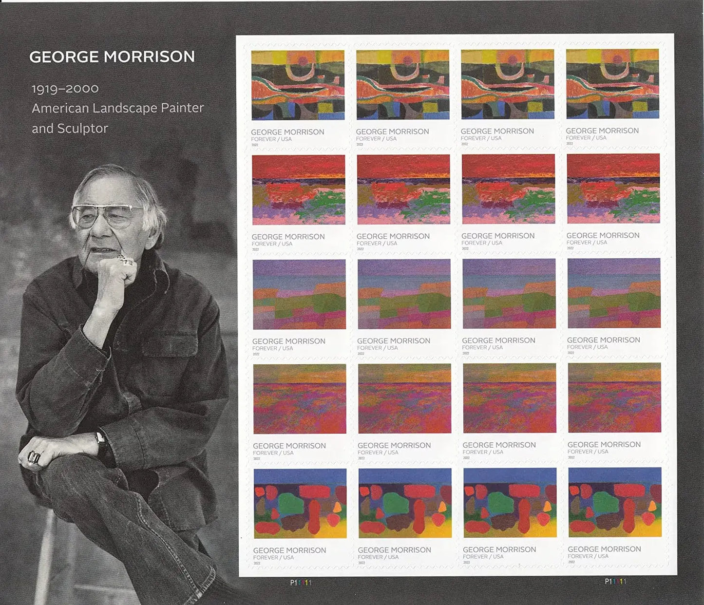 2022  George  Morrison  Forever  Stamp