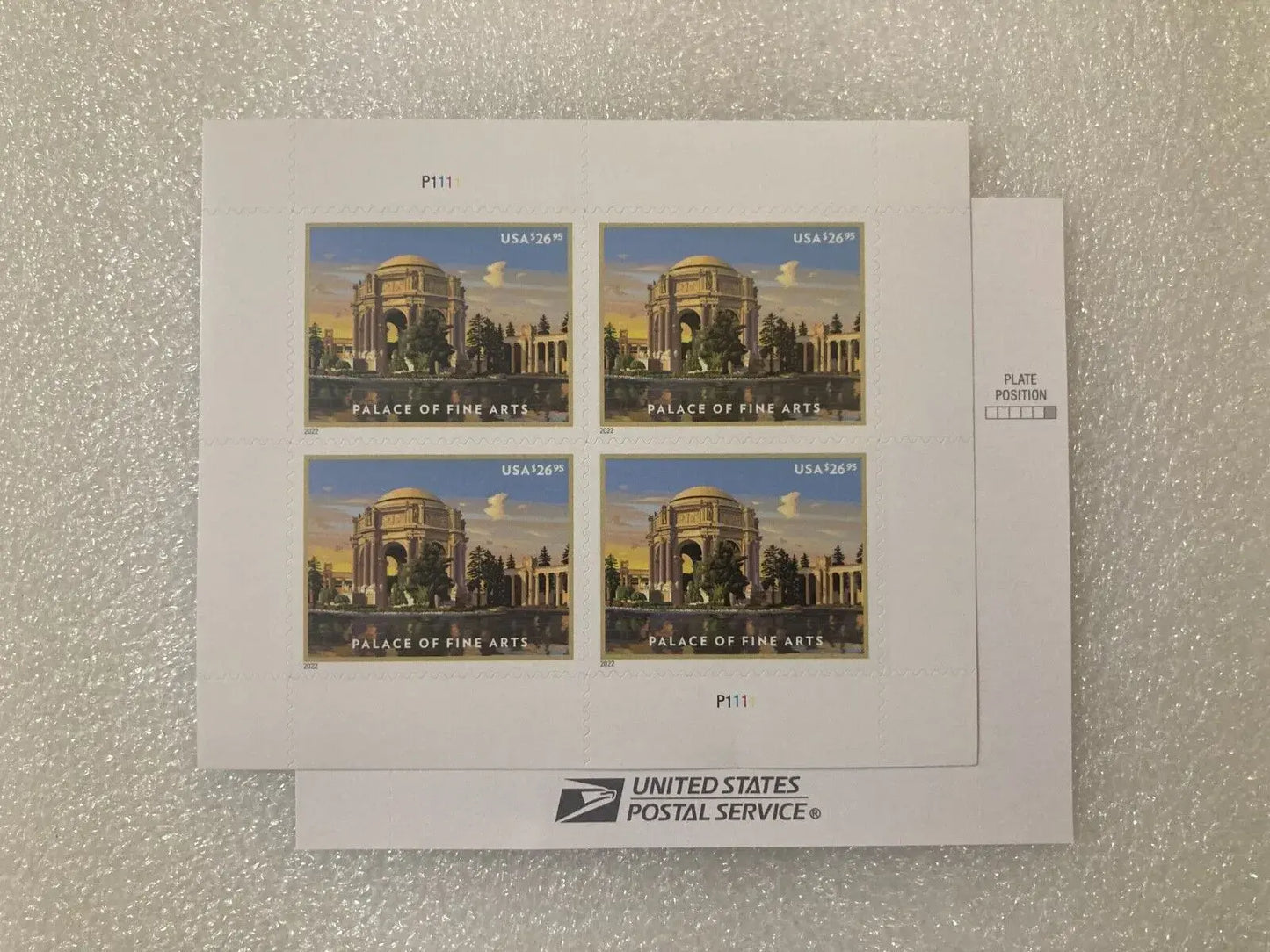 2022  US  Palace  of  Fine  Arts  Stamps