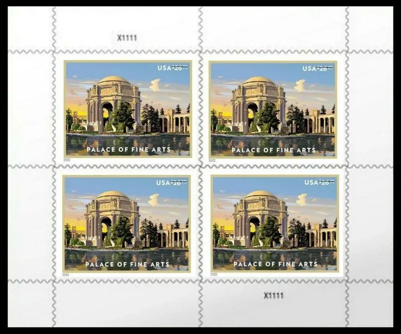 2022  US  Palace  of  Fine  Arts  Stamps