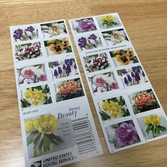 USPS 2022 Snowy Garden Beauty Forever Stamp