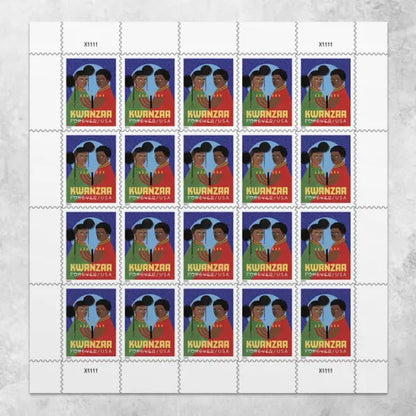 2022  usps  kwanzaa  stamps