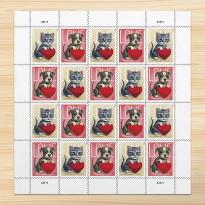 USPS 2023 Cat and Dog Love Stamps