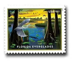2023  USA  Florida  Everglades  Priority  Mail  Stamps