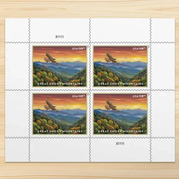 2023  USA  Great  Smoky  Mountains  Stamps
