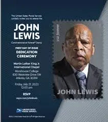 USPS 2023 John Lewis First Class Stamp