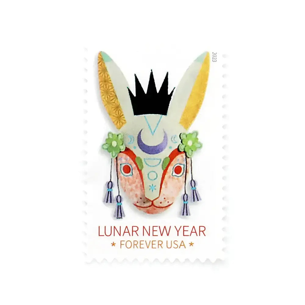 2023  usps  lunar  new  year  year  of  the  rabbit  stamps