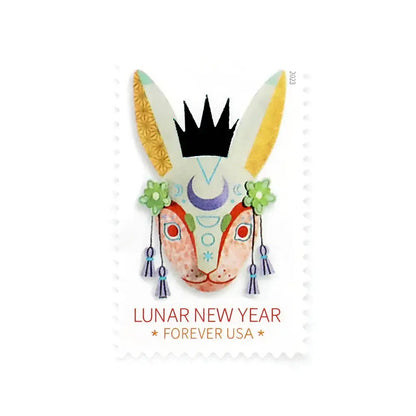 2023  usps  lunar  new  year  year  of  the  rabbit  stamps