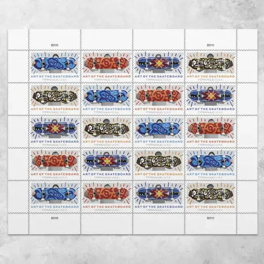 2023  USPS  Art  of  the  Skateboard  Stamps