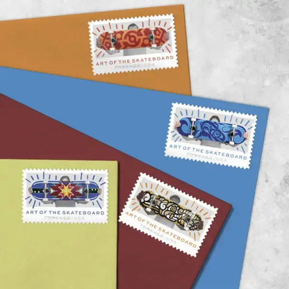 2023  USPS  Art  of  the  Skateboard  Stamps
