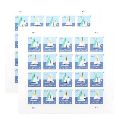 2023 USPS Sailboats Postcard Forever First Class Stamps