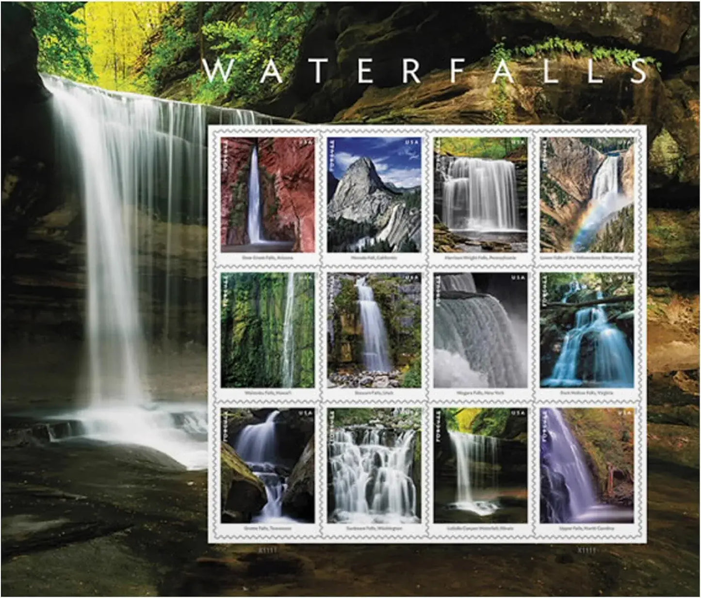 2023  US  Waterfalls  Forever  First  Class  Stamp