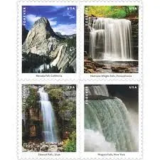 2023  US  Waterfalls  Forever  First  Class  Stamp