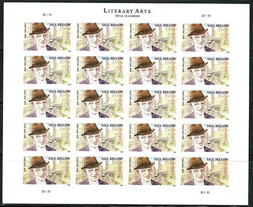 2024  usa  saul  bellow  stamps