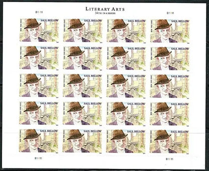 2024  usa  saul  bellow  stamps