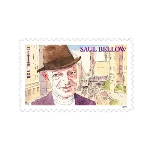 2024  usa  saul  bellow  stamps