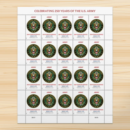 2025 U.S. Army 250th Anniversary Commemorative Stamps