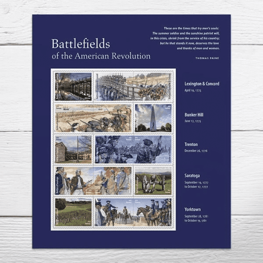 2025 Battlefields of the American Revolution Stamps